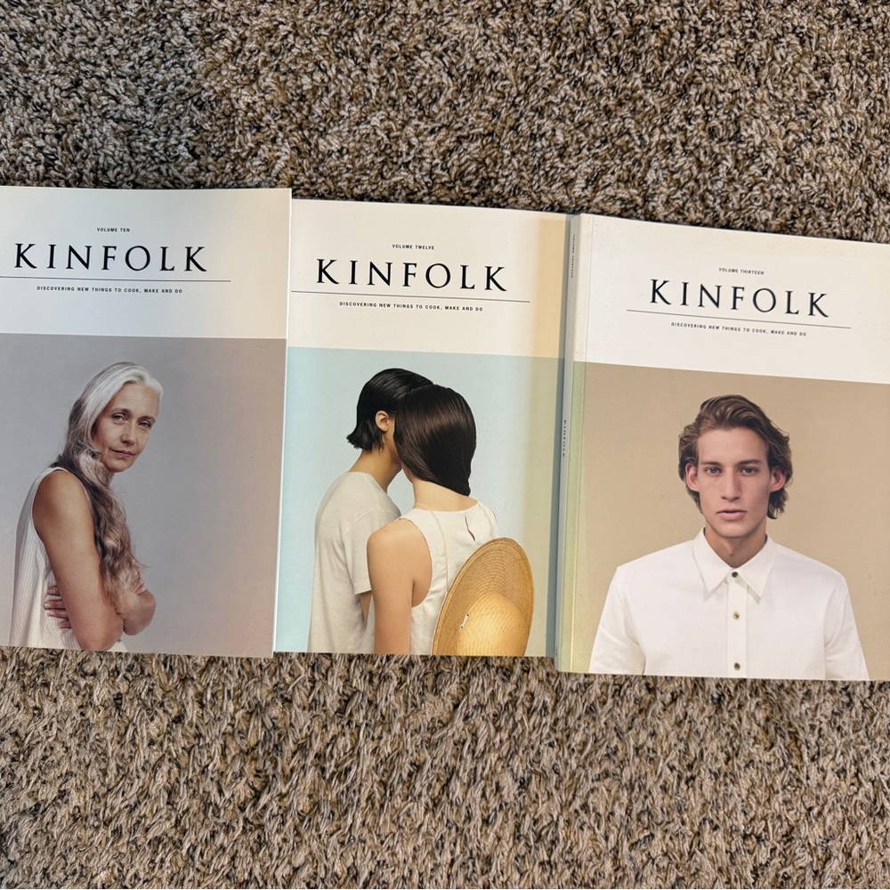 Kinfolk Magazine set: Volume 10, 12, 13!